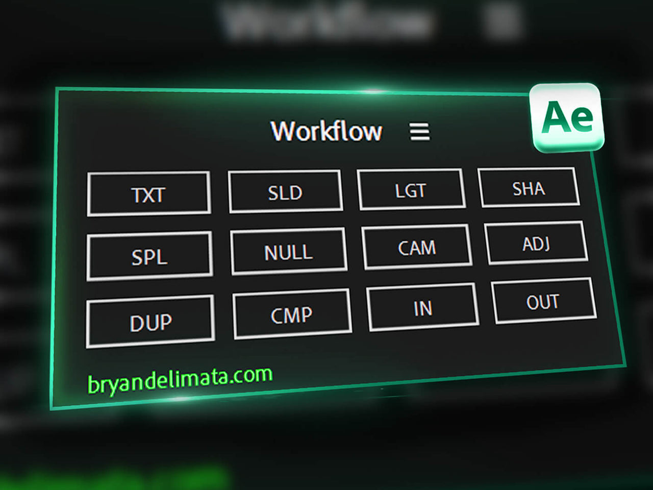 Workflow (After Effects Plugin) – Bryan Delimata